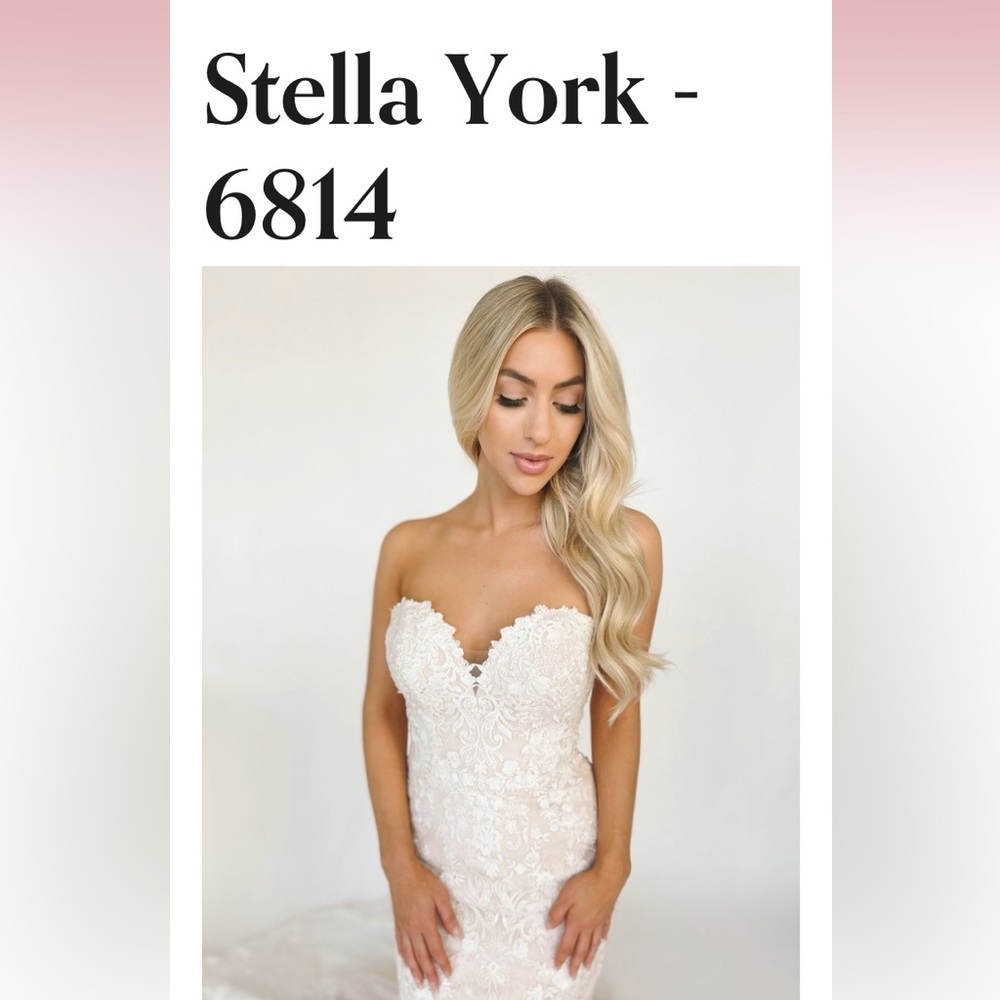 Stella York #6814 Wedding Dress